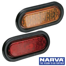 Narva Model 60 LED Side & Rear Direction Lamps with with Vinyl Grommet, Plug & Leads